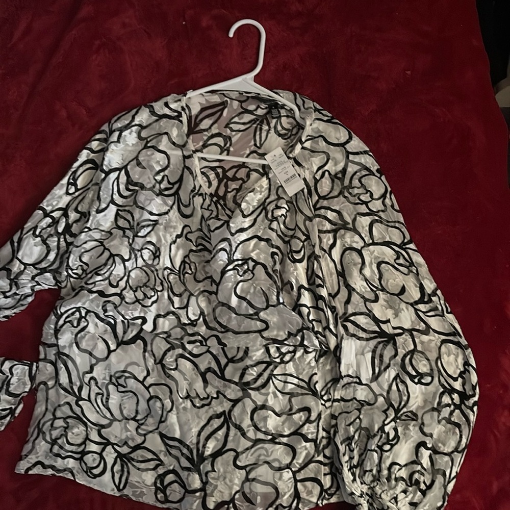 White House Black Market, silk blouse and tank